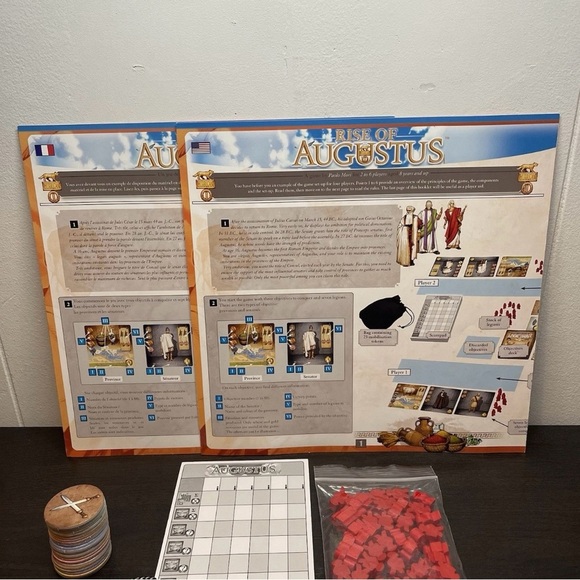 Rise of Augustus Board Game - Hurrican 2013 Paolo Mori Vincent Dutrait Complete - Picture 7 of 11